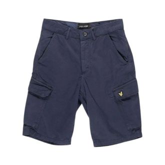 Lyle & Scott Casual Shorts, male, Blue, Size: W28 Regular Fit Cargo Shorts