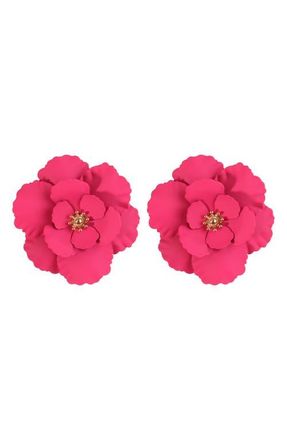 Panacea Flower Earrings in Pink at Nordstrom