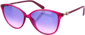 Swarovski Ovale Zonnebril met Roze Verloopglazen - Dames - Zonnebrillen - Roze - ONE Size - Accessoires