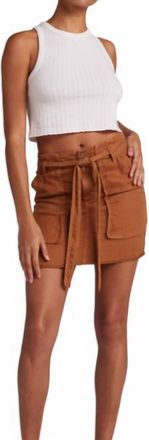 Bella Dahl Sunny Utility Skirt In Carmel