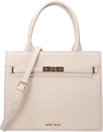 Marc Ellis Around Tote - Dames - Handtassen - Beige - ONE Size - Leer - Tassen