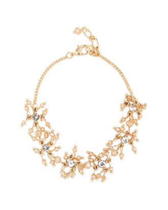 Saachi Saachi Cluster Drop Chain Bracelet