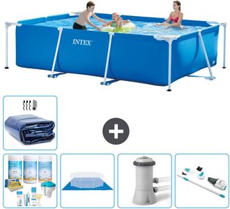 Intex Piscina Con Estructura Rectangular - 300x200x75 Cm - 7-piezas S20057