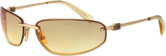 Miu Miu Womens Sunglasses 0mu A50s Gold Metal