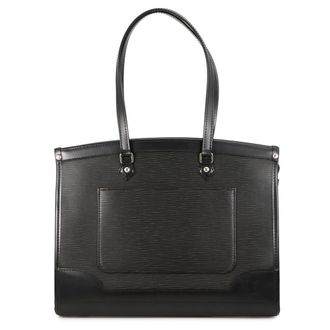 Louis Vuitton Epi Black Noir Epi Leather Handbag Tote Bag (Pre-Owned)