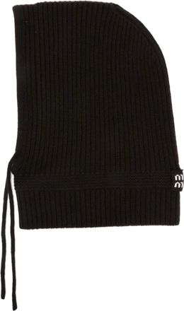 Miu Miu Passamontagna con coulisse - Marrone