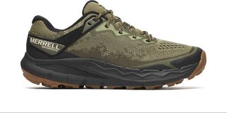 Merrell Mens Nova 4 Wp Trail Running Trainers Shoes Drab J068397 - Khaki Nylon - Size EU 44