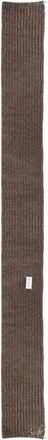 Maison Margiela Wollen Katoenmix Sjaal - Heren - Wintersjaals - Bruin - ONE Size - Katoen - Accessoires