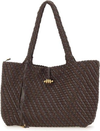 Gianni Chiarini Aurelie Schoudertas - Dames - Shoppers - Bruin - ONE Size - Leer - Tassen