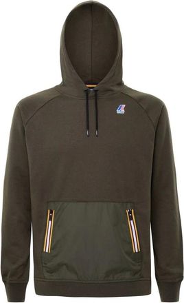 K-Way Hoodies & sweatvesten, Heren, Groen, S, Katoen, LE Vrai Loic Hoodie