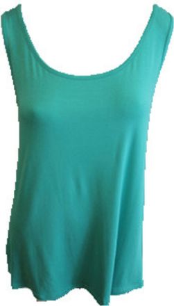 Angel Bra-Friendly Tunic Tank In Teal