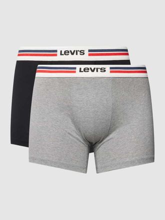 Levi's Trunks mit elastischem Logo-Bund in Mittelgrau, Gr&ouml;&szlig;e S