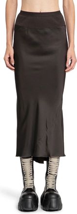 Rick Owens Porterville Calf Bias Skirt