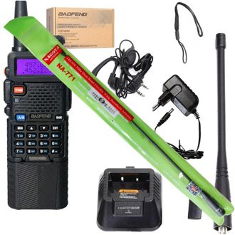 OEM Baofeng Uv-5r 8w 3800mah + Na-771 Sma-f