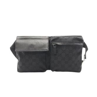 Gucci Vintage, unisex, Zwart, ONE Size, Pre-owned Canvas gucci-bags