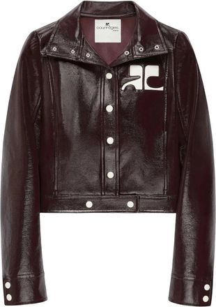 Courr&egrave;ges Vinyl Reedition Jas - Dames - Zomerjassen - Bruin - S - Jassen