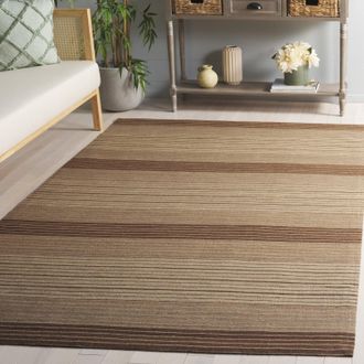 Safavieh Marbella Hand Made Area rug, Beige / Brown Contemporary Style Non-Shedding