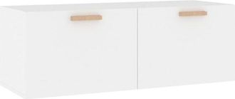 vidaXL Wall Cabinet White 100x36.5x35 cm Engineered Wood vidaXL