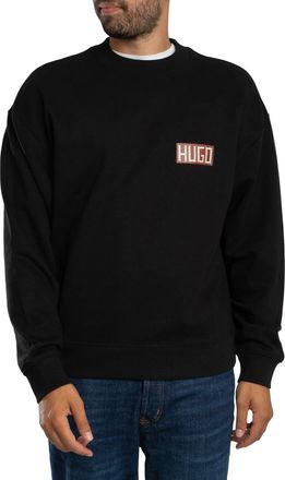 HUGO BOSS Durec Back Graphic Sweatshirt, Zwart