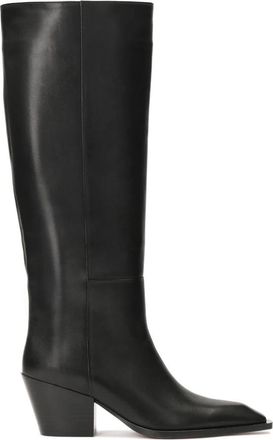 Kazar KS Roanne Hoge Laars - Dames - Cowboylaarzen - Zwart - 37 EU - Leer - Schoenen