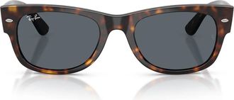 Ray-Ban Sunglasses Rb0832 S 902/R5 Mega Wayfarer Ii Brown/Blue Unisex