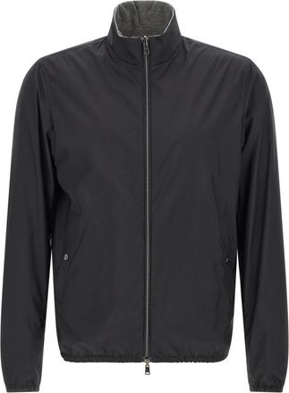 Herno Omkeerbaar Bomberjack - Heren - Zomerjassen - Zwart - 2XL - Jassen