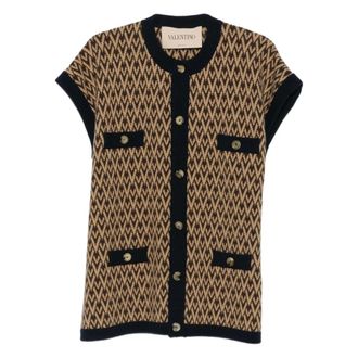 Valentino C&aacute;rdigan abotonado Toile Iconographe - Knitwear - Hombre - Multicolor - L