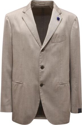 Lardini Wollen Pak - Heren - Blazers - Beige - XL - Wol - Jassen