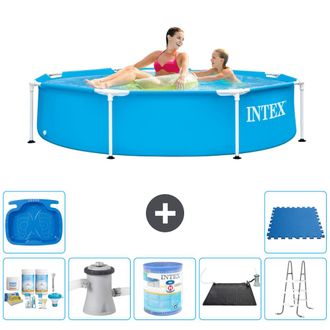 Intex Piscina Con Estructura Redonda - 244x51 Cm - 7-piezas S41441