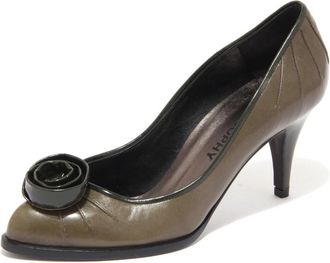 Philosophy di Lorenzo Serafini Italiaanse leren pumps met hoge hak - Dames - Pumps - Groen - 36 EU - Leer - Schoenen