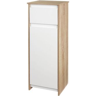 Kleankin Mobiletto Bagno con Cassetto e Ripiano Regolabile Interno in mdf - Kleankin