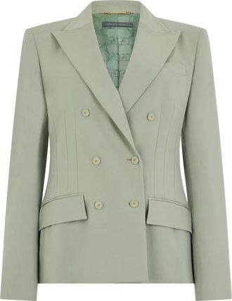 Alberta Ferretti Jassen - Dames - Blazers - Groen - S - Jassen