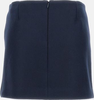 Sportmax Low-rise Wool Mini Skirt