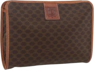 Celine Pre-owned Clutches, female, Brown, Size: ONE SIZE Pre-owned Vintage Plastic Clutch