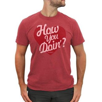 Friends Mens Friends Classic Central Perk Logo Graphic T-Shirt in Red Heather at Nordstrom, Size Xx-Large