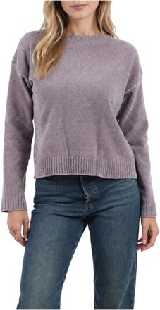 Marella Pullover in ciniglia lurex - - Knitwear - Donna - Viola - M