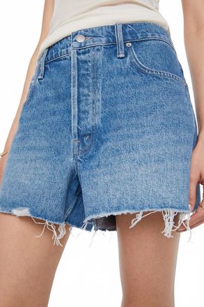 Mother Main Course Frayed Shorts In Chew Toy