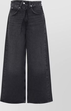 A Gold E cotton wide leg trousers