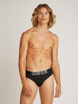 Calvin Klein Swimwear Badeslip BRIEF WB, Herren, Gr. XXL (56), N-Gr, schwarz, Polyamid, CALVIN KLEIN SWIMWEAR, unifarben, Badehosen Badeslip, mit Logobund