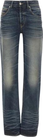 Diesel D-Heel-Fsj 3 Jeans - Dames - Regular Fit Jeans - Blauw - W26 - Katoen - Jeans