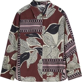 Summum Overhemden, Dames, Veelkleurig, XL, Katoen, Oversized Blouse