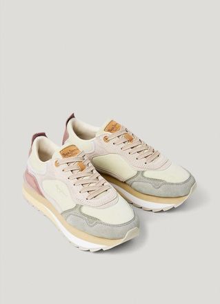Pepe Jeans London FREYA WAVE sneakers van materiaalmix