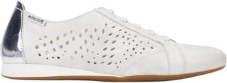 Mephisto Belisa Perforated Lace-Up Shoe - Dames - Veterschoenen - Wit - 42 EU - Schoenen