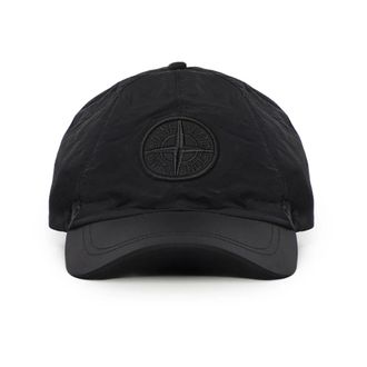 Stone Island Nylon Metal Baseball Cap - Heren - Petten - Zwart - ONE Size - Nylon - Accessoires