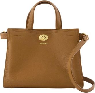 Burberry Ll Mini Cotswolds Shopper Bag - Dames - Shoppers - Bruin - ONE Size - Wol - Tassen
