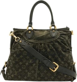 Louis Vuitton Pre-owned Monogram Denim Neo Cabby MM - - Pre-owned - Donna - Nero - ONE SIZE