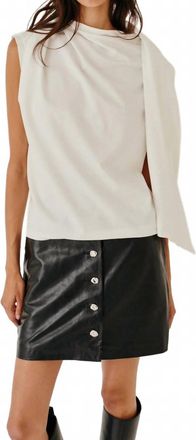 The Garment Scarf Tee In White