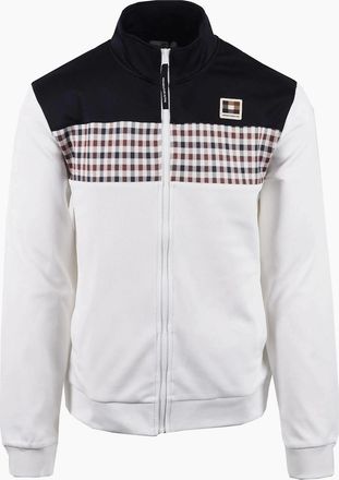 Aquascutum Mens AQUASCUTUM CC STRIPES TRACK TOP NAVY - Size: SIZE 2xl