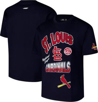 Pro Standard Mens Pro Standard Navy St. Louis Cardinals Turn It Up Dropped Shoulder T-Shirt at Nordstrom, Size X-Large