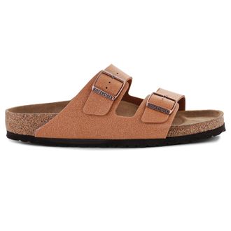 Birkenstock Arizona BS Birko-Flor Unisex Slides Sandals - Pecan - Size:UK 7.5